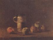 Vincent Van Gogh Still Life with Beer Mug and FRUIT (NN04) oil painting on canvas